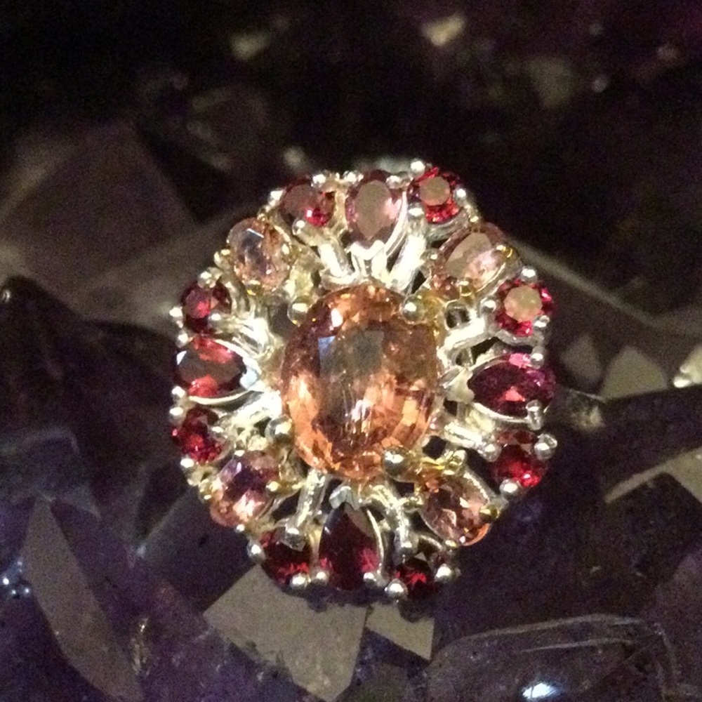 ⭐️RARE⭐️Genuine Pink Tourmaline Ring - Picture 7 of 12